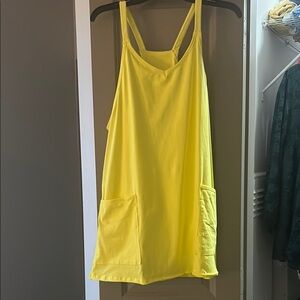 Bright Yellow Sleeveless Dress